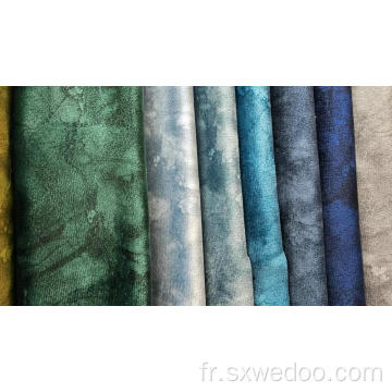 Tissu de canapé de teinture à 100% en polyester